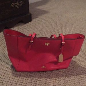 Coral Coach Bag